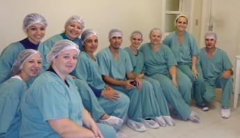 Alunos do curso de Tcnico de Enfermagem, da Faculdade Dom Alberto, visitaram o Ana Nery 